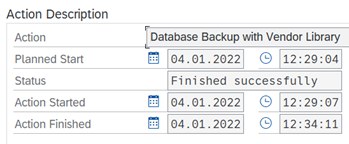 Check Backup log