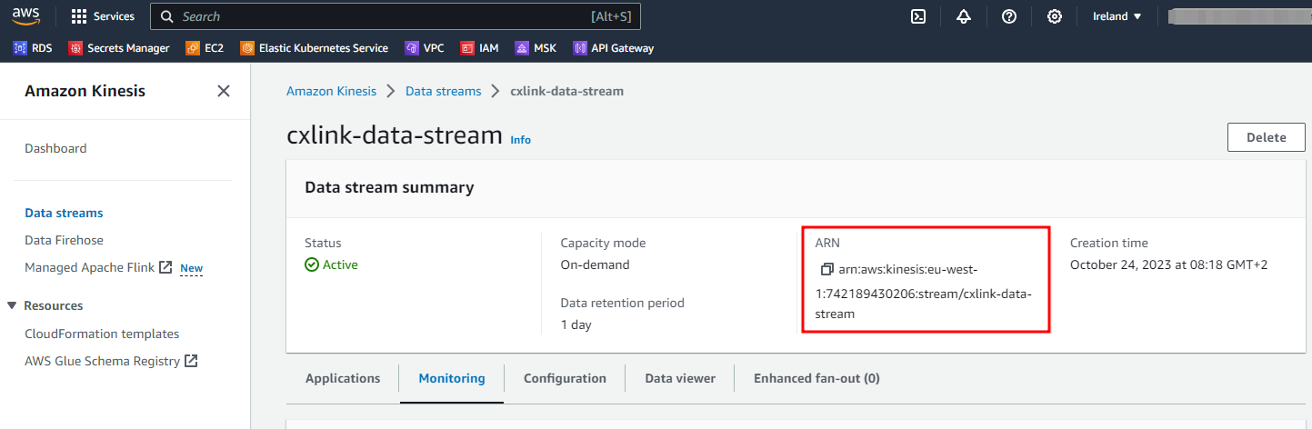 Data stream props