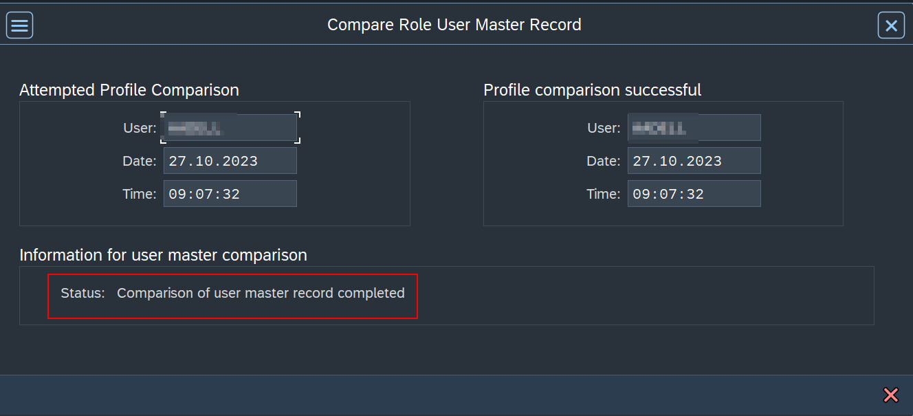 PFCG Compared